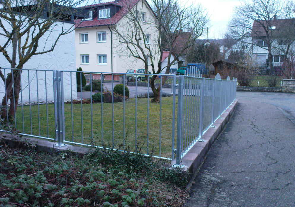 Gartenzaun hochwertig aus Metall, Ludwigsburg
